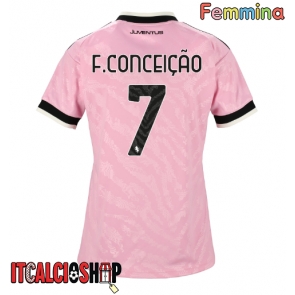 Juventus Francisco Conceicao #7 Seconda Maglia Femmina 2026-27 Manica Corta